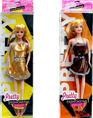 

Amaya Pretty Fashion Doll207 Set Of 2(Multicolor)
