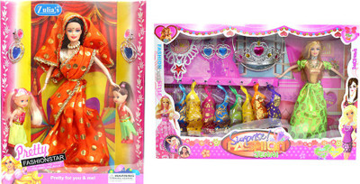 

Amaya Pretty Fashion Doll290 Set Of 2(Multicolor)