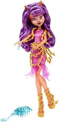 

Monster High Haunted Getting Ghostly Clawdeen Wolf(Multicolor)
