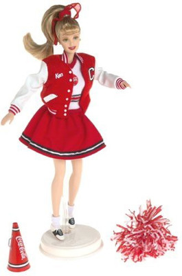 

Mattel Barbie Coca Cola Cheerleader(Red)