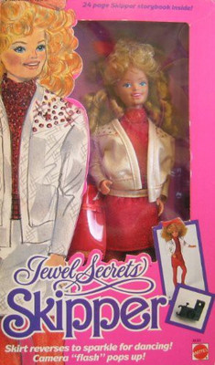 

Jewel Secrets Skipper Doll Barbie W Storybook (1986 Mattel Hawthorne)(Multicolor)