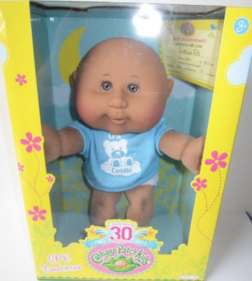 

Cabbage Patch Kids Cpk Newborn Dark Skin(Blue)