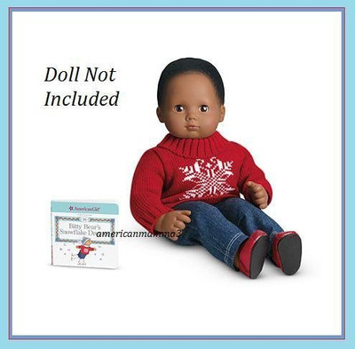 

American Girl Bitty Ba'S Winter Wishes Outfit + Book For(Multicolor)
