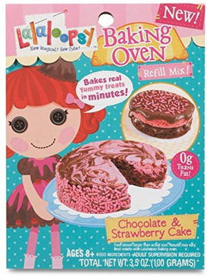 Lalaloopsy Baking Oven Mix Chocolate & Strawberry Cake(Multicolor)