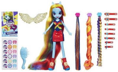 

My Little Pony Equestria Girls Rainbow Dash Hairstyling Doll(Multicolor)
