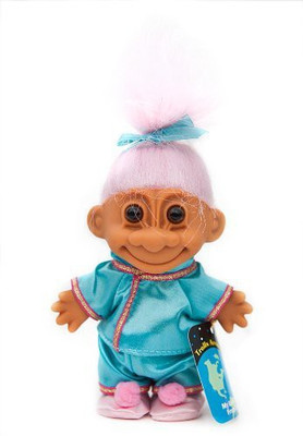

Russ Berrie My Lucky Troll From China Pastel Pink(Blue)