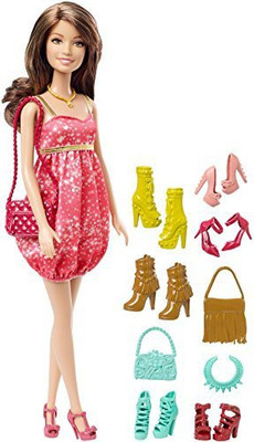 

Barbie Teresa And Shoes Giftset(Multicolor)