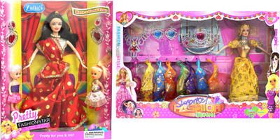 

Amaya Pretty Fashion Doll310 Set Of 2(Multicolor)