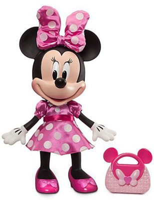 

Disney Minnie Mouse Talking Fashion Toddler Doll(Pink, Black)