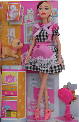 

Happiesta Sofia I love my pet plastic Doll(Multicolor)