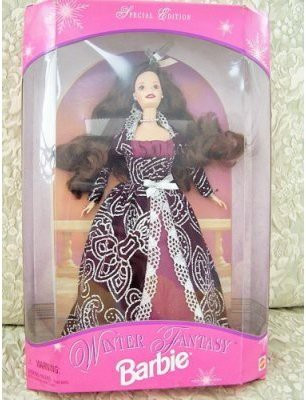 

Mattel 1996 Winter Fantasy Barbie 2 Brunette Sam'S Club Exclusive(Multicolor)