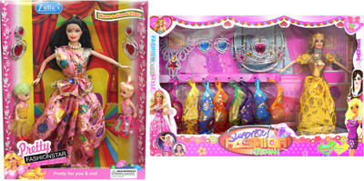 

Amaya Pretty Fashion Doll265 Set Of 2(Multicolor)