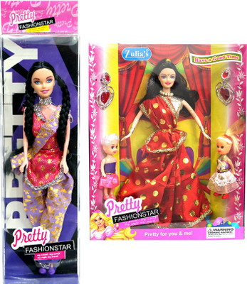 

Amaya Pretty Fashion Doll9 Set Of 2(Multicolor)