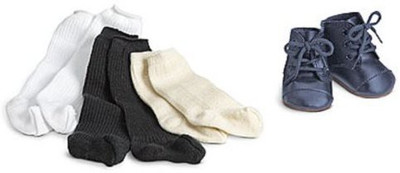 

American Girl Addy'S Shoes & Socks For New With Box(Multicolor)