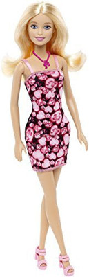 

Barbie Pink-Tastic Barbie Doll, Black and Pink Dress(Multicolor)