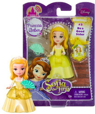 

Sofia The First Princess Amber ~3" Disney Mini Series 3 Be A Good Sister(Yellow)