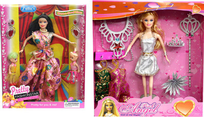 

Amaya Pretty Fashion Doll278 Set Of 2(Multicolor)