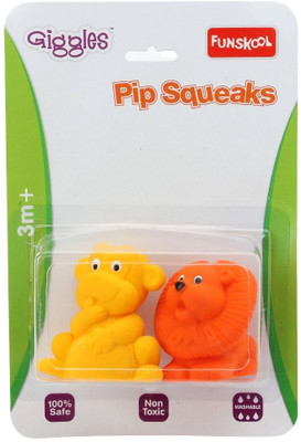 

Funskool Pip Squeaks 2 Type Squeezing Toys(Multicolor)