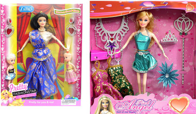 

Amaya Pretty Fashion Doll386 Set Of 2(Multicolor)