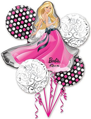 

Anagram Barbie Glamour Part Balloon Bouquet(Multicolor)