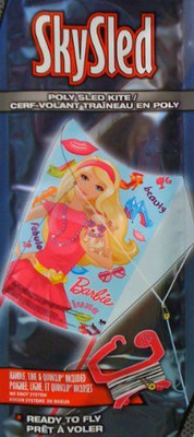 

Barbie Kite Sky Sled Kite(Red)
