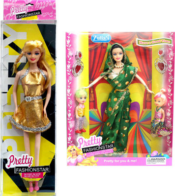 

Amaya Pretty Fashion Doll211 Set Of 2(Multicolor)