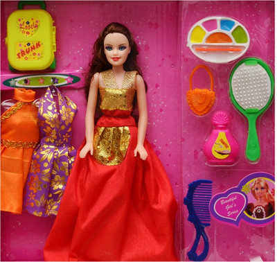 

Deep Barbie Party Girl Doll(Multicolor)