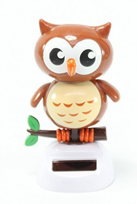 

We pay your sales tax Adorable Baby Owl Dancing Solar Toy Home Decor Birthday Congratulatory Gift US Seller(Multicolor)