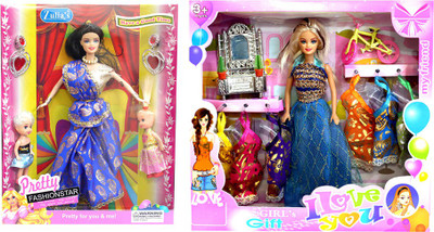 

Amaya Pretty Fashion Doll377 Set Of 2(Multicolor)