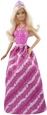 

Barbie Modern Princess Doll(White, Pink)
