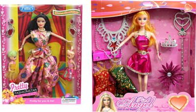 

Amaya Pretty Fashion Doll277 Set Of 2(Multicolor)