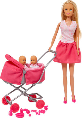 

Hamleys Pushchair Jenny(White, Pink)