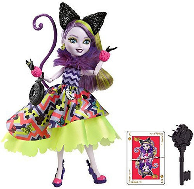 

Ever After High Way Too Wonderland Kitty Chesire Doll(Multicolor)