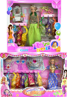 

Amaya Pretty Fashion Doll393 Set Of 2(Multicolor)