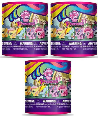 

Hasbro My Little Pony Fashems Super Squishy 3Pack (1 Random 3 Pack)(Multicolor)