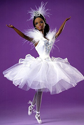 

Mattel African American Barbie As Swan Queen In Swan Lake Ballet(White)