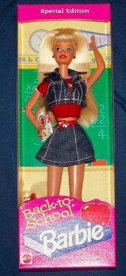 

Mattel Back To School Barbie Doll Special Edition(Pink, Blue)