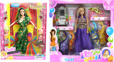 

Amaya Pretty Fashion Doll337 Set Of 2(Multicolor)