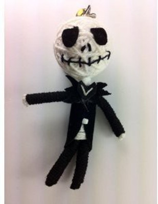 

String Doll World Jack Skellington Voodoo String Doll Keychain NEW(Multicolor)