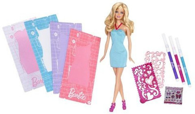 

Barbie Fashion Design Plates Dress And(Multicolor)