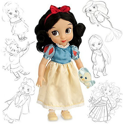 

Disney Animators' Collection Snow White Doll with Bluebird - 16''(Multicolor)