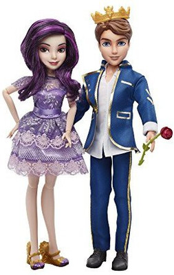 

Disney Two-Pack Mal Isle of the Lost and Ben Auradon Prep Dolls(Multicolor)