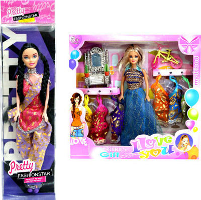 

Amaya Pretty Fashion Doll22 Set Of 2(Multicolor)
