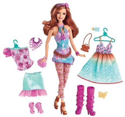 

Barbie Fashionistas Fabulous Doll, Purple(Multicolor)