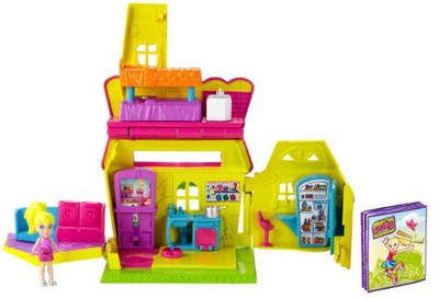 

Polly Pocket Pollyville Neighborhood Polly's House Playset(Multicolor)