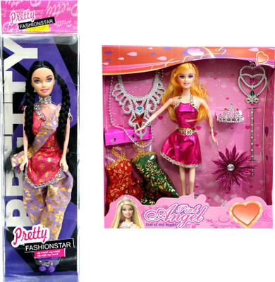 

Amaya Pretty Fashion Doll27 Set Of 2(Multicolor)
