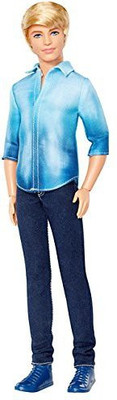 

Barbie Fashionista Ken With Blue Shirt And Black Pants(Blue)