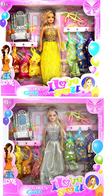 

Amaya Pretty Fashion Doll447 Set Of 2(Multicolor)