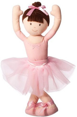 

North American Bear Company Girls On The Move Ballerina 14" Brunette(Pink)
