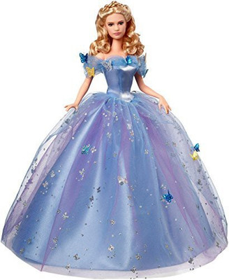 

Mattel Disney Cinderella Royal Ball Cinderella Doll(Blue, Gold, Purple)